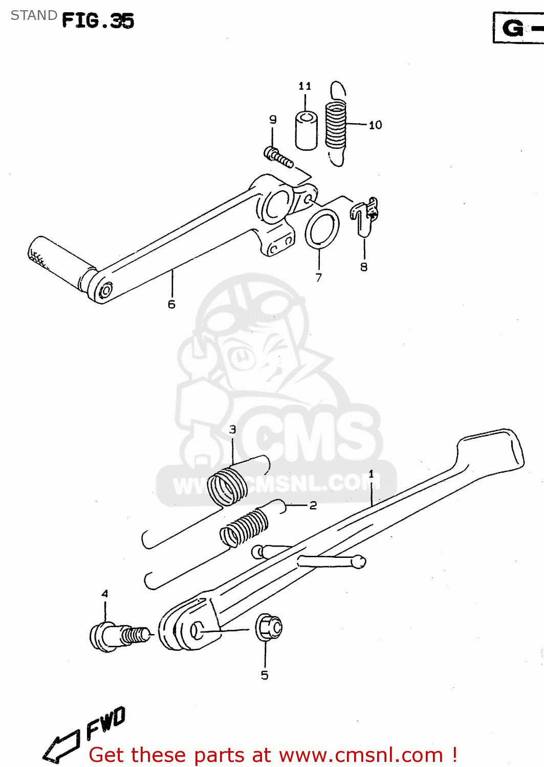 STAND RF900R 1997 (V) (E02 E04 E22 E24 E25 E34)