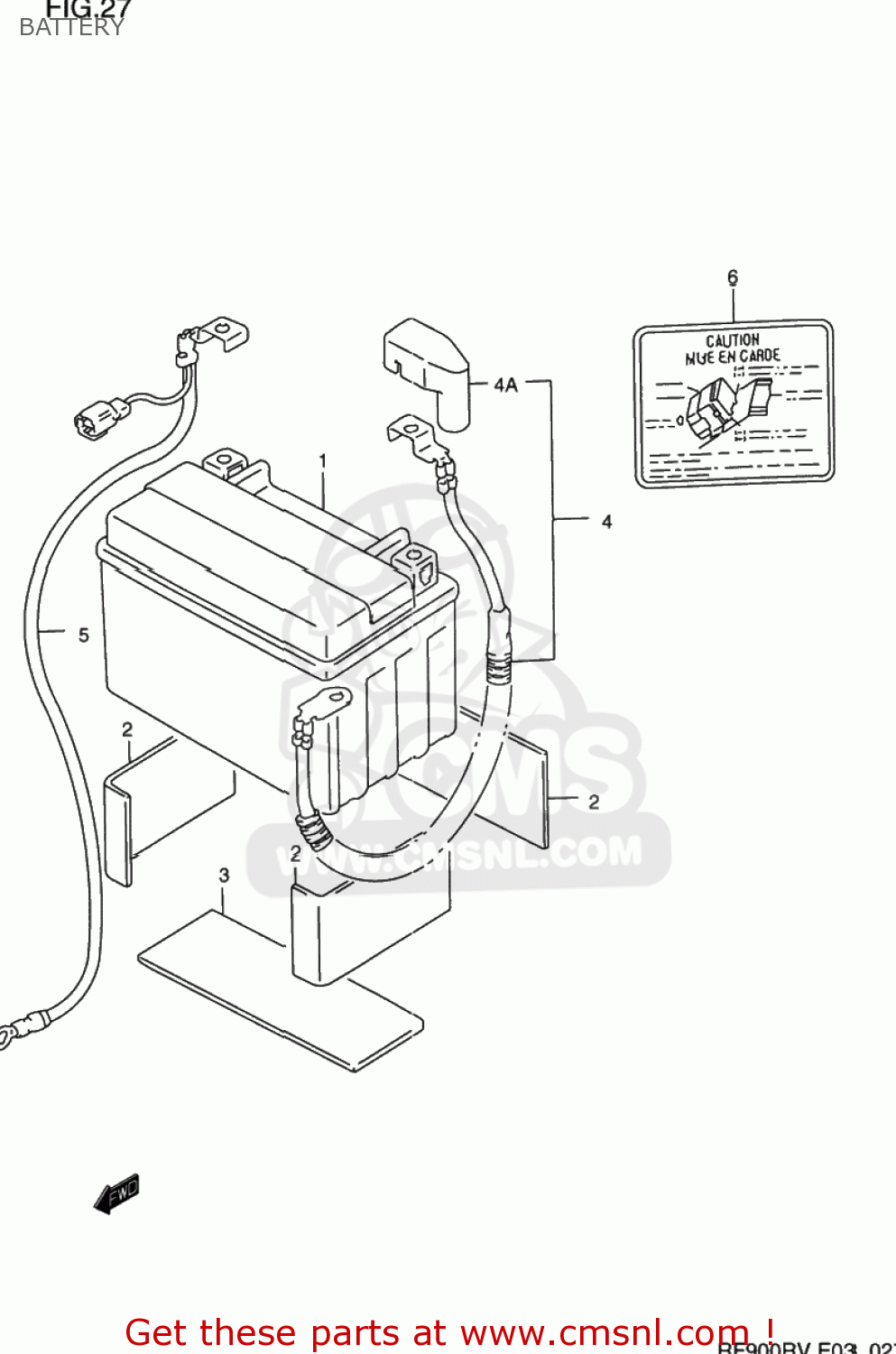 BATTERY RF900R 1997 (V) USA (E03)