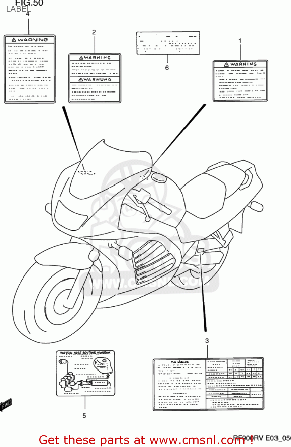 LABEL RF900R 1997 (V) USA (E03)
