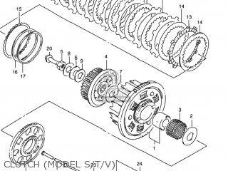 CLUTCH (MODEL S/T/V) - RF900R 1997 (V) USA (E03)