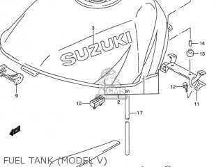 FUEL TANK (MODEL V) - RF900R 1997 (V) USA (E03)
