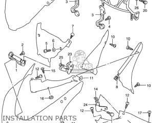 INSTALLATION PARTS - RF900R 1997 (V) USA (E03)