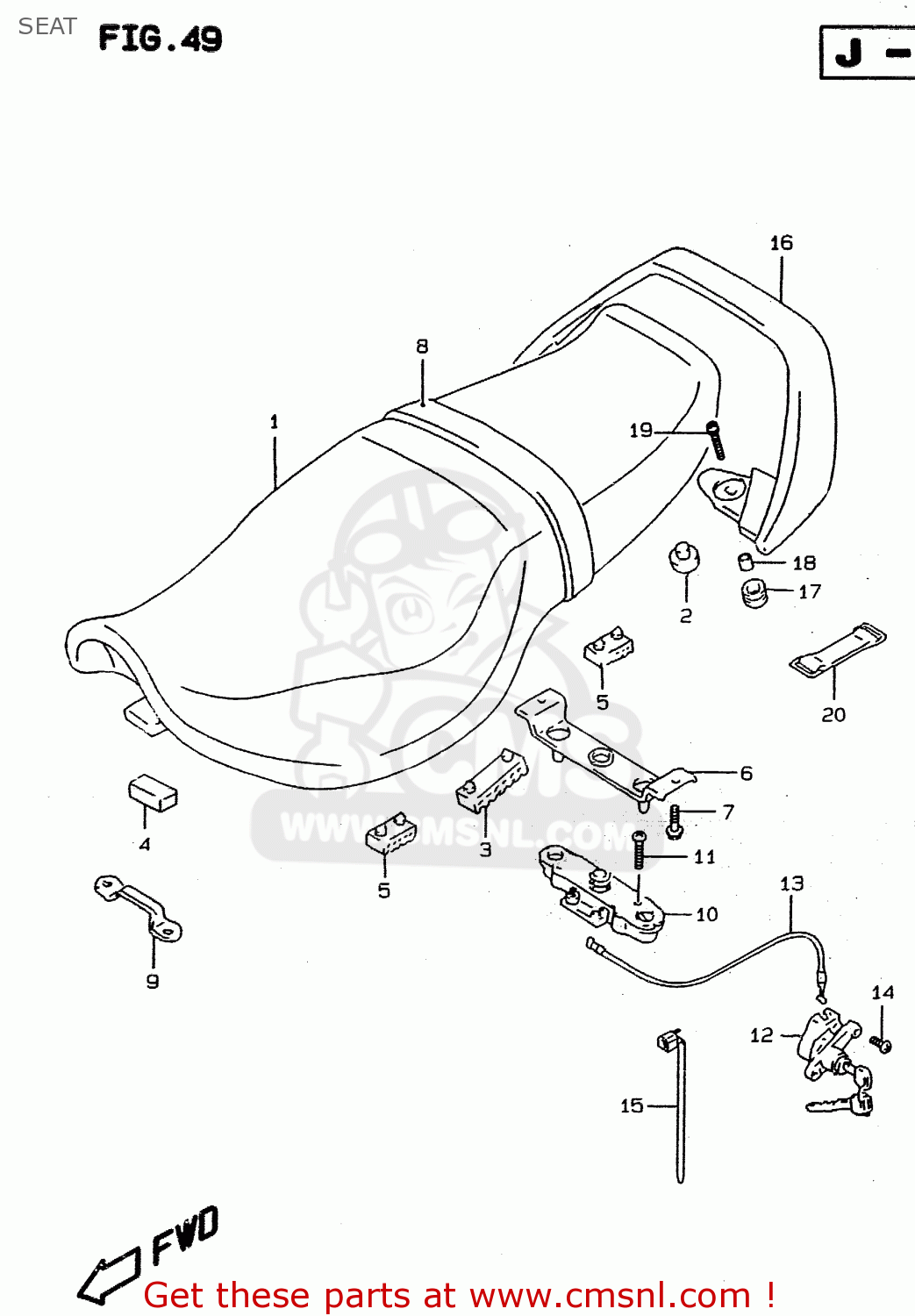 SEAT RF900R 1998 (W) (E02 E04 E18 E22 E24 E25 E34 E39) / P37