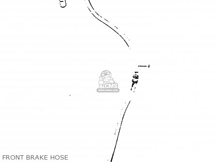 FRONT BRAKE HOSE - RG125 1988 (J)