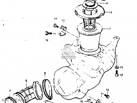 AIR CLEANER - RG125B 1988 (J)