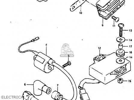 ELECTRICAL - RG125C 1986 (G) (E02 E04 E15 E17 E18 E21 E24 E30)
