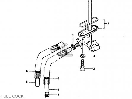FUEL COCK - RG125F 1992 (N) (E01 E02 E04 E15 E17 E18 E34)