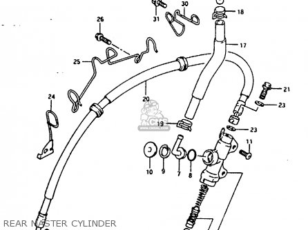 Suzuki RG125F 1993 (P) (E01 E15 E17 E18 E34) parts lists and schematics