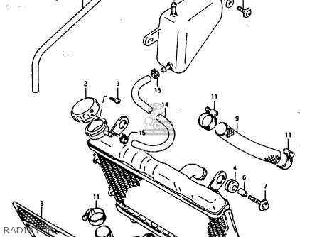 RADIATOR - RG125F 1993 (P) (E01 E15 E17 E18 E34)