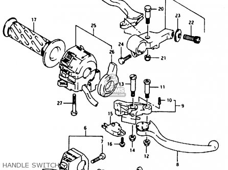 Suzuki RG125F 1994 (R) (E15 E18 E34) parts lists and schematics