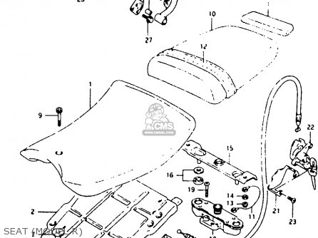 SEAT (MODEL R) - RG125F 1994 (R) (E15 E18 E34)