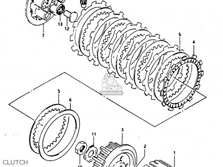 CLUTCH - RG125FU 1992 (N) (E02 E04)