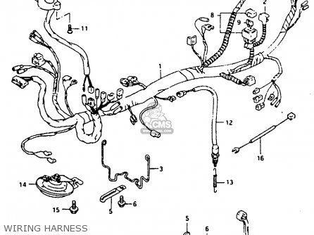 WIRING HARNESS - RG125FU 1994 (R) (E02 E04)