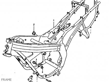 FRAME - RG125FU 1994 (R) (E02 E04)