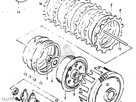CLUTCH - RG125U 1988 (J)