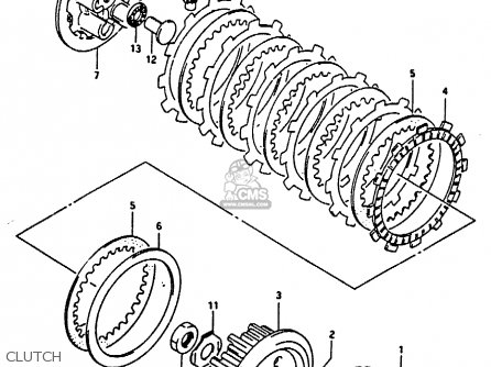 CLUTCH - RG125U 1992 (N) (E02 E04)