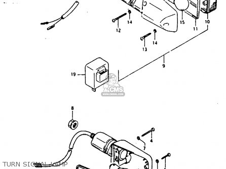 TURN SIGNAL LAMP - RG125U 1992 (N) (E02 E04)