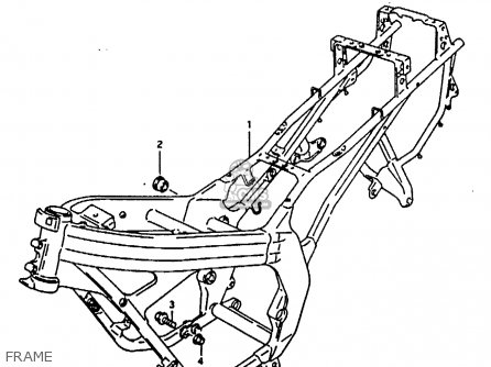 FRAME - RG125U 1992 (N) (E02 E04)