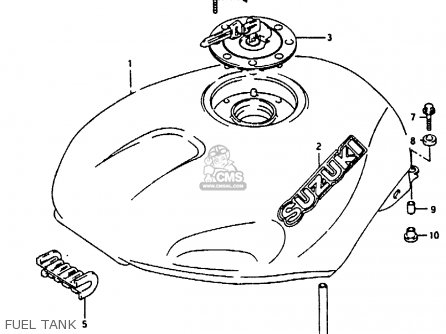 FUEL TANK - RG125U 1992 (N) (E02 E04)