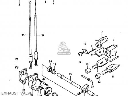 EXHAUST VALVE - RG125U 1992 (N) (E02 E04)