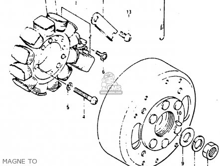 MAGNE TO - RG125UC 1986 (G) (E02 E04)