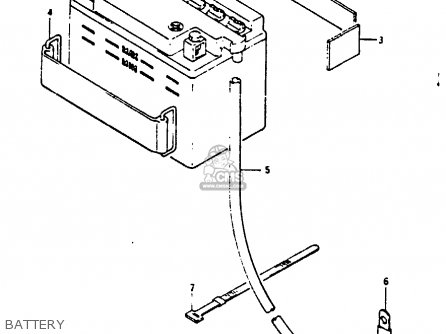 BATTERY - RG125UC 1987 (H)