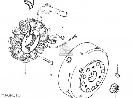Suzuki RG250 1986 (G) (E01 E15 E21 E25 E34) parts lists and