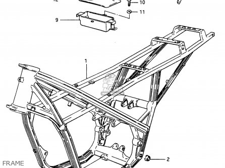 FRAME - RG250 1986 (G) (E01 E15 E21 E25 E34)