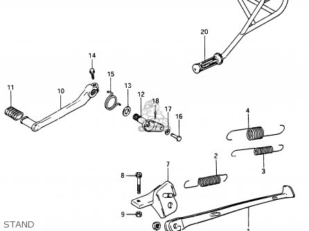 STAND - RG250 1986 (G) (E01 E15 E21 E25 E34)