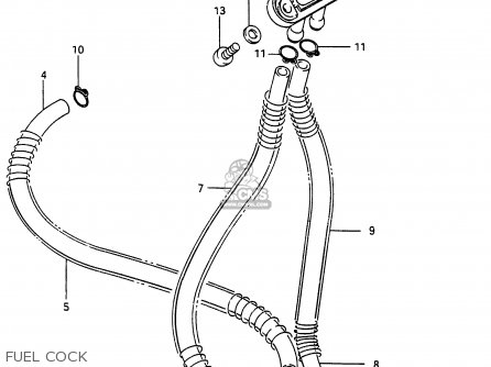 FUEL COCK - RG250 1986 (G) (E01 E15 E21 E25 E34)