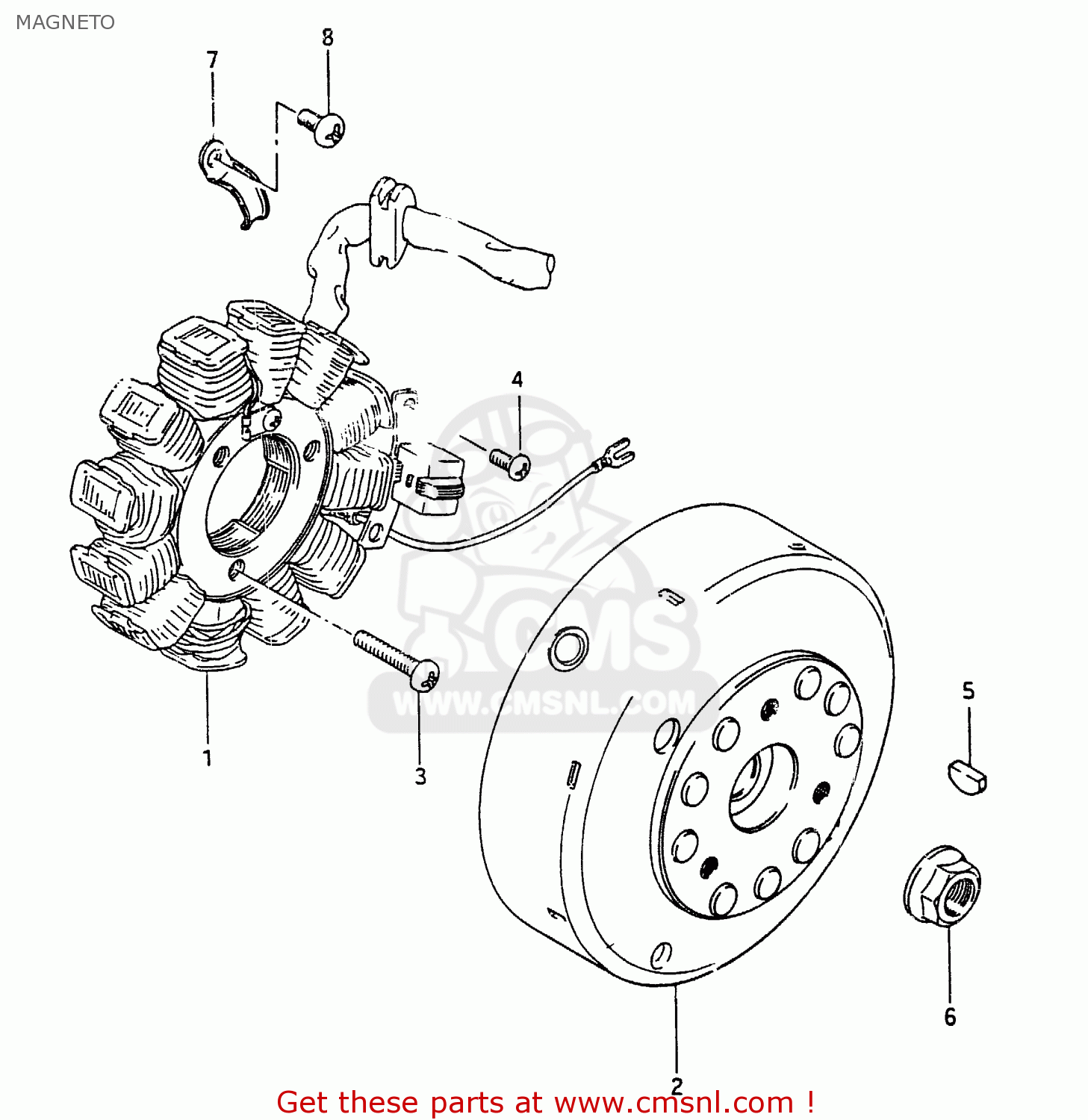 Suzuki Rg250 1987 H E01 E04 E21 Magneto Buy Original Magneto Spares Online