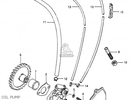 OIL PUMP - RG250 1987 (H) (E01 E04 E21)