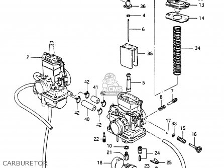 CARBURETOR - RG250F 1986 (G) (E02 E16 E24 E30)