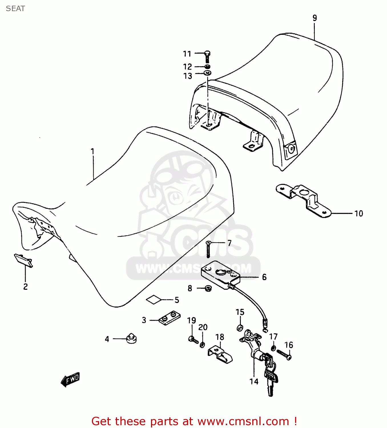 SEAT RG250FC 1987 (H) (E01 E02 E06 E15 E16 E22 E24 E25 E30 E34)