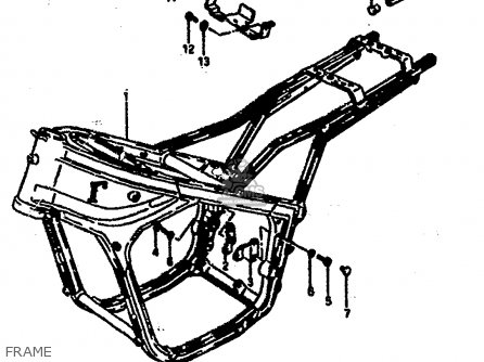 FRAME - RG500C 1987 (H) (E01 E02 E04 E06 E15 16 17 21 22 24 25 34 39 53)