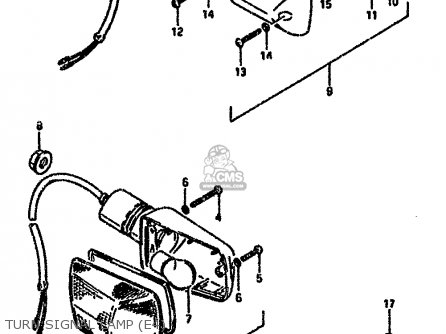 TURN SIGNAL LAMP (E4) - RG80 1988 (J) FRANCE GERMANY (E04 E22)