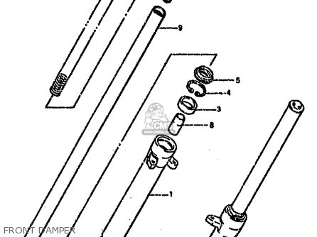 FRONT DAMPER - RG80 1988 (J) FRANCE GERMANY (E04 E22)