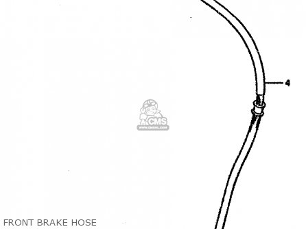 FRONT BRAKE HOSE - RG80 1988 (J) FRANCE GERMANY (E04 E22)