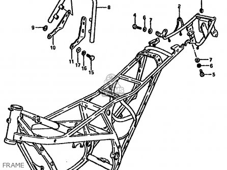 Suzuki RG80 1991 (M) FRANCE GERMANY (E04 E22) parts lists and schematics