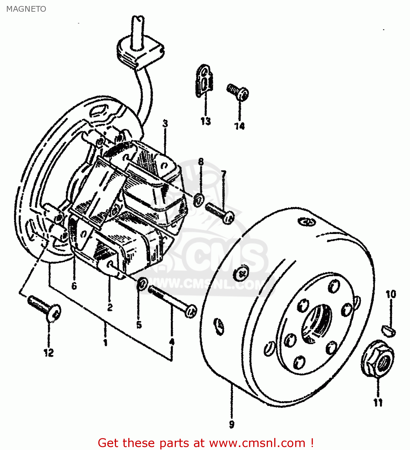 MAGNETO RG80 1991 (M) FRANCE GERMANY (E04 E22)