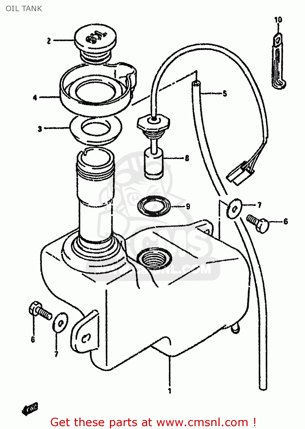 OIL TANK RG80 1991 (M) FRANCE GERMANY (E04 E22)