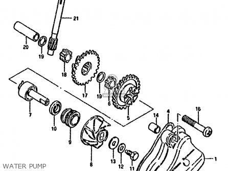 WATER PUMP - RG80 1991 (M) FRANCE GERMANY (E04 E22)