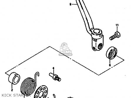 KICK STARTER - RG80 1991 (M) FRANCE GERMANY (E04 E22)