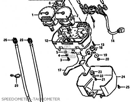 SPEEDOMETER-TACHOMETER - RG80 1991 (M) FRANCE GERMANY (E04 E22)