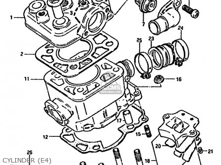 CYLINDER (E4) - RG80 1991 (M) FRANCE GERMANY (E04 E22)