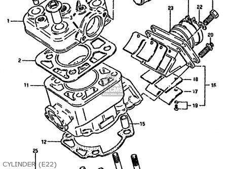 CYLINDER (E22) - RG80 1991 (M) FRANCE GERMANY (E04 E22)