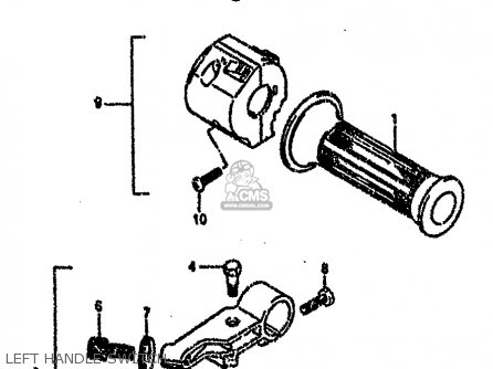 LEFT HANDLE SWITCH - RG80 1991 (M) FRANCE GERMANY (E04 E22)
