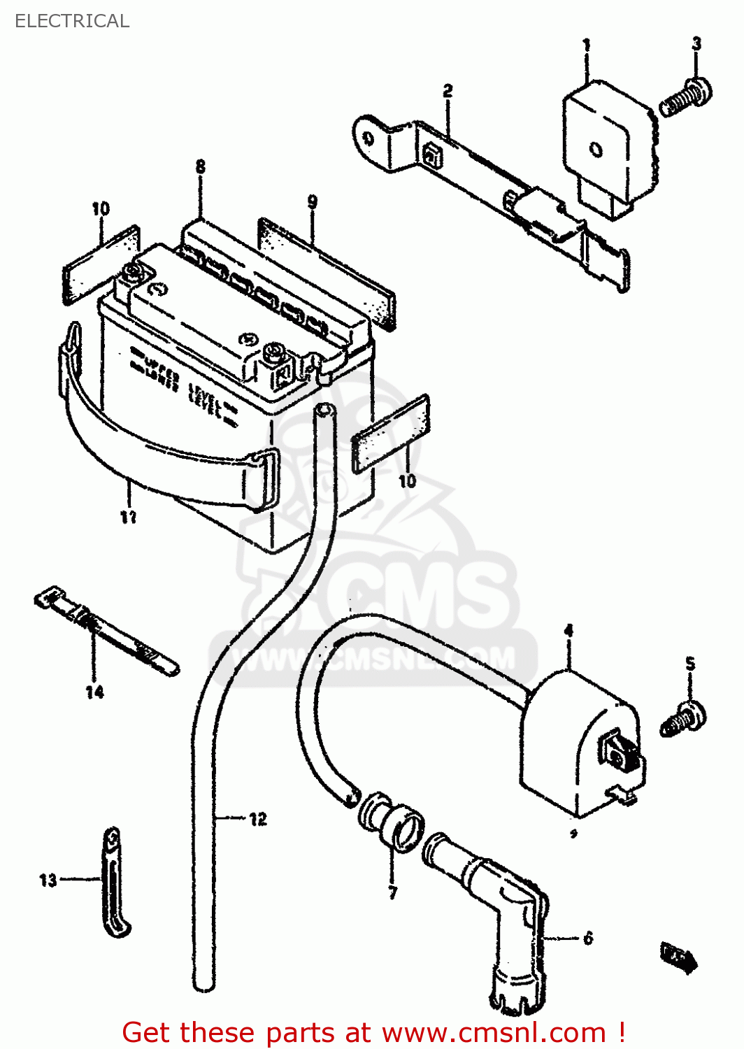 ELECTRICAL RG80C 1985 (F) FRANCE GERMANY (E04 E22)
