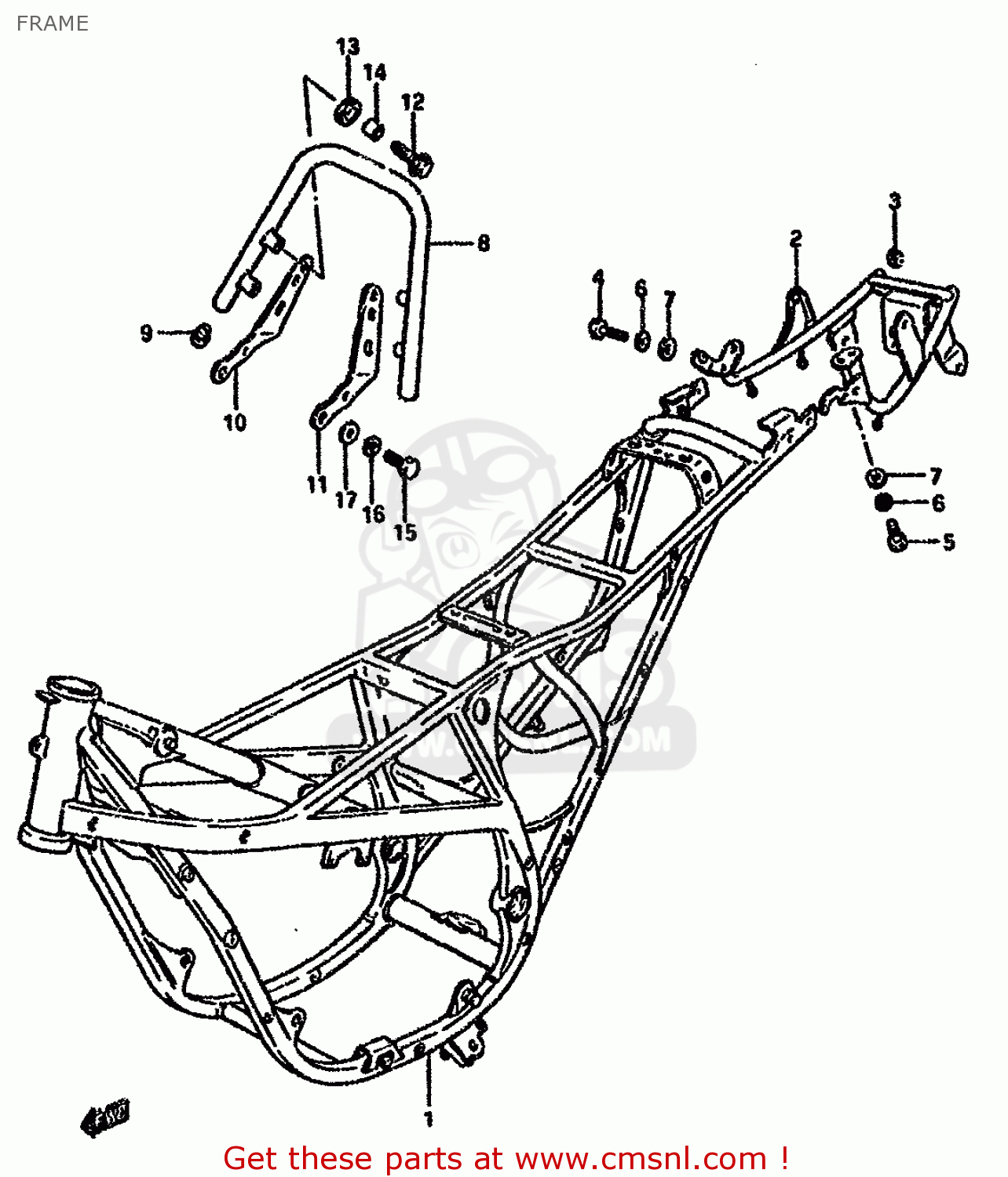FRAME RG80C 1985 (F) FRANCE GERMANY (E04 E22)