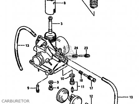 CARBURETOR - RG80C 1985 (F) FRANCE GERMANY (E04 E22)